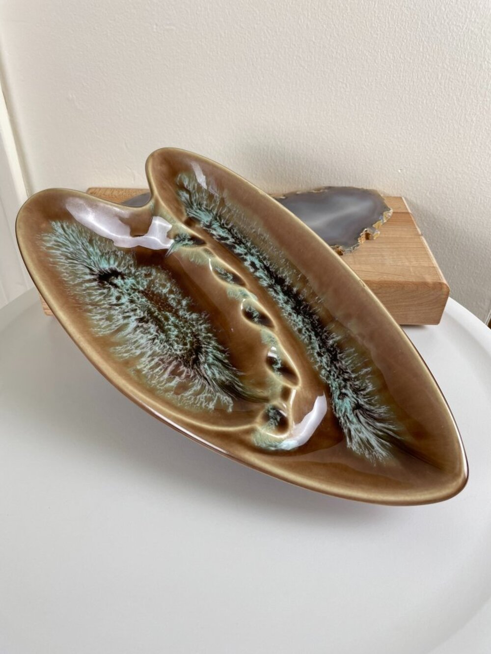 MCM Vintage Large Boomerang Ashtray